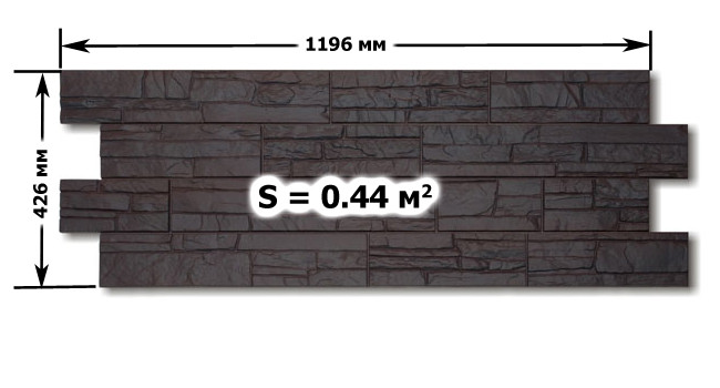 Фасадная панель «Docke-R Stein» Bronzenstein Бронзовый - фото 8 - id-p77166763