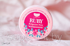 Гидрогелевые патчи Koelf Ruby & Bulgarian Rose с рубиновым порошком и экстрактом болгарской розы, фото 2