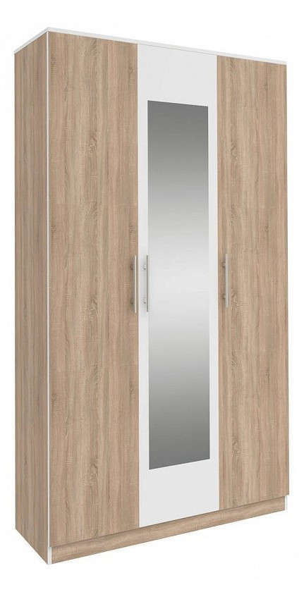 Шкаф Оливия 3-х дверный с зеркалом дуб сонома СТЛ.109.06