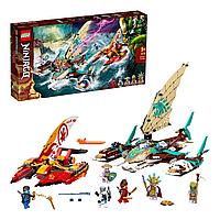 Lego Конструктор LEGO Ninjago Морская битва на катамаране 71748