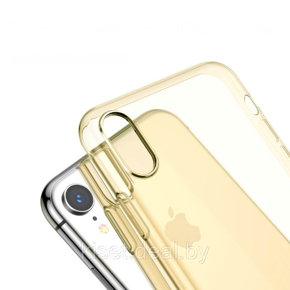Чехол Baseus Simplicity ARAPIPH65-A0V для iPhone XS Max золотой - фото 2 - id-p175536749