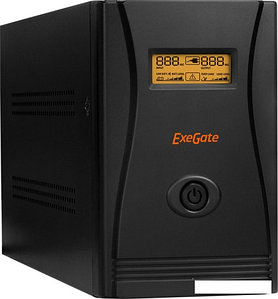 Источник бесперебойного питания ExeGate SpecialPro Smart LLB-1000.LCD.AVR.C13.RJ.USB