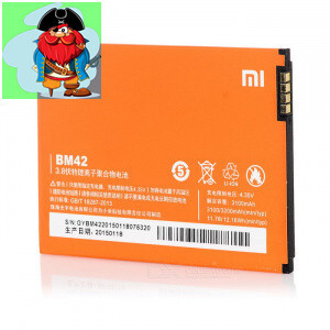 Аккумулятор для Xiaomi Redmi Note (BM42) оригинальный - фото 1 - id-p88614732