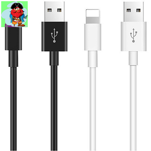 Кабель USB - Lightning для Apple iPhone, iPad Profit 1м - фото 1 - id-p88616726