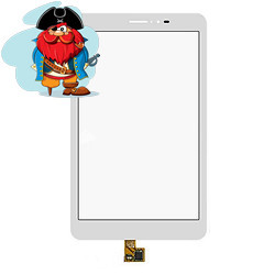 Тачскрин для планшета Huawei MediaPad T1 8.0 S8-701 (HMCF-080-1607-V5), цвет: белый - фото 1 - id-p96574653