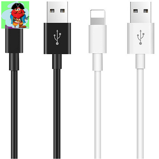 Кабель USB - Lightning для Apple iPhone, iPad Profit 1м - фото 1 - id-p81588431