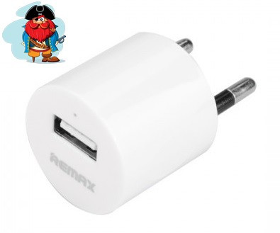Сетевое зарядное устройство с USB входом 1A Remax U5, цвет: белый - фото 1 - id-p81588471