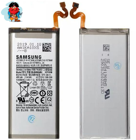 Аккумулятор для Samsung Galaxy Note 9 (SM-N960) (EB-BN965ABU) оригинальный - фото 1 - id-p123461168