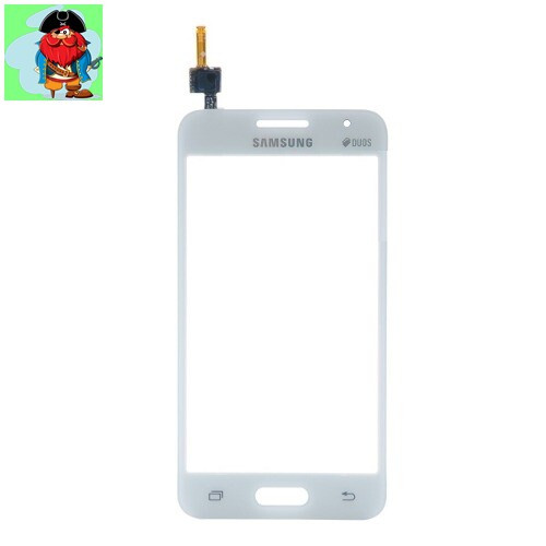 Тачскрин для Samsung Galaxy Core 2 (G355H), цвет: белый - фото 1 - id-p88614983