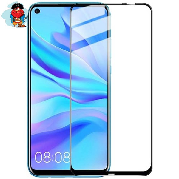 Защитное стекло для Huawei Mate 30 Lite 5D (полная проклейка), цвет: черный - фото 1 - id-p123545632