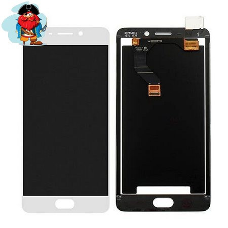 Экран для Meizu M6 Note с тачскрином, цвет: белый - фото 1 - id-p96574728