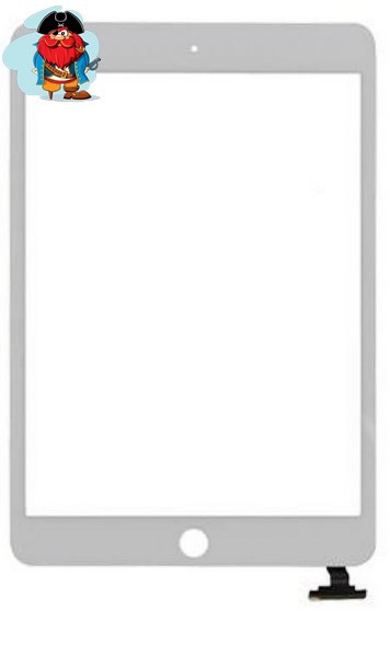 Тачскрин для планшета Apple iPad Mini (A1432, A1454, A1455), цвет: белый - фото 1 - id-p88616981