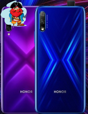 Задняя крышка для Huawei Honor 9X (STK-LX1), цвет: синий - фото 1 - id-p129890929