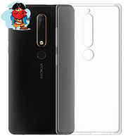 Чехол для Nokia 6, цвет: прозрачный