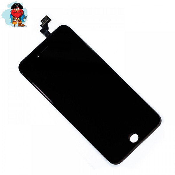 Экран для Apple iPhone 6S Plus с тачскрином, цвет: черный (аналог) - фото 1 - id-p88615108