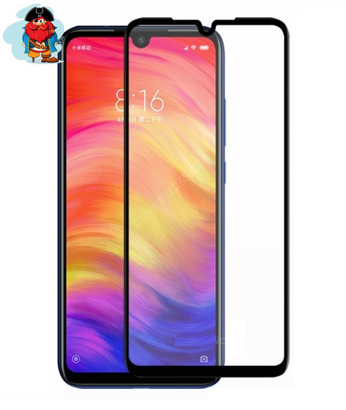 Защитное стекло для Xiaomi Mi Play 5D (полная проклейка), цвет: черный - фото 1 - id-p104013903