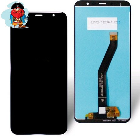 Экран для Meizu M6T с тачскрином, цвет: черный - фото 1 - id-p101215130