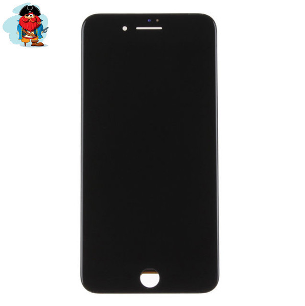 Экран для Apple iPhone 8 Plus с тачскрином, цвет: черный (аналог) - фото 1 - id-p88615124
