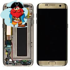 Экран для Samsung Galaxy S7 Edge (G935F) с тачскрином, цвет: черный оригинальный - фото 1 - id-p118968979