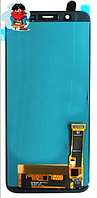 Экран для Samsung Galaxy J8 (J810/J800) с тачскрином, цвет: черный оригинальный