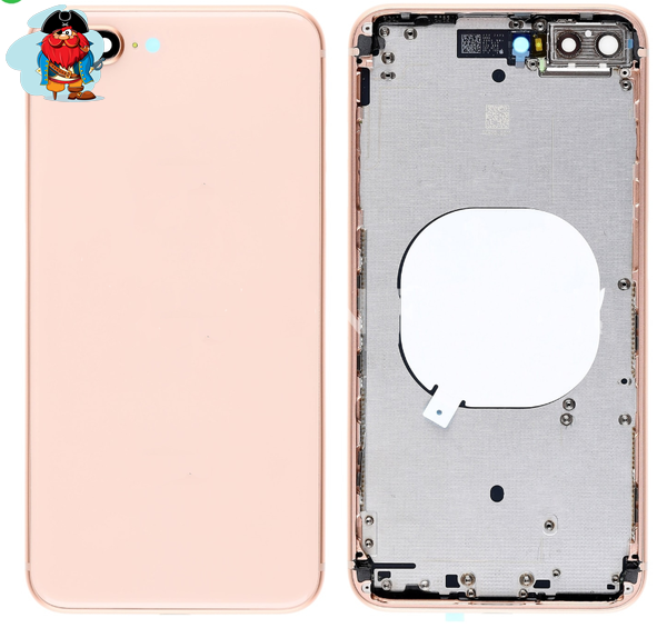 Корпус (задняя крышка, рамка, сим-лоток) для Apple iPhone 8, цвет: золотой - фото 1 - id-p124664520