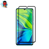 Защитное стекло для Xiaomi Mi Note 10, Mi Note 10 Lite 5D (полная проклейка), цвет: черный