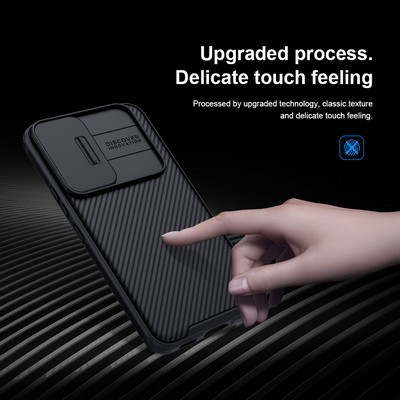 Чехол-накладка Nillkin CamShield Pro Черная для Samsung Galaxy S22 - фото 6 - id-p175490273