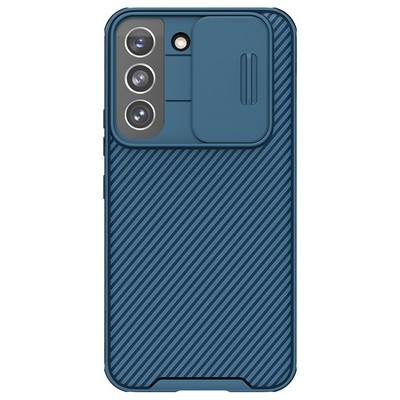 Чехол-накладка Nillkin CamShield Pro Синяя для Samsung Galaxy S22 - фото 1 - id-p175490274