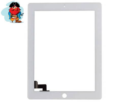 Тачскрин для планшета Apple iPad 2 (A1395, A1396, A1397), цвет: белый - фото 1 - id-p81588688