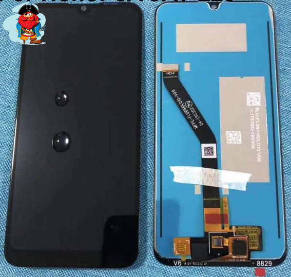 Экран для Huawei Y6s (JAT-LX1) с тачскрином, цвет: черный - фото 1 - id-p151087190