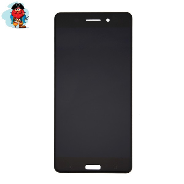 Экран для Nokia 6 с тачскрином, цвет: черный - фото 1 - id-p88617087