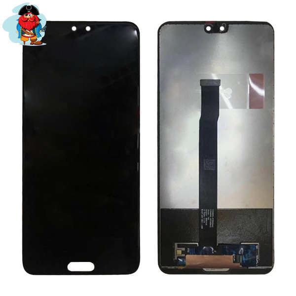Экран для Huawei P20 (EML-L29) с тачскрином, цвет: черный - фото 1 - id-p88617091