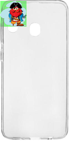 Чехол для Samsung Galaxy A30 силиконовый, цвет: прозрачный - фото 1 - id-p128315322