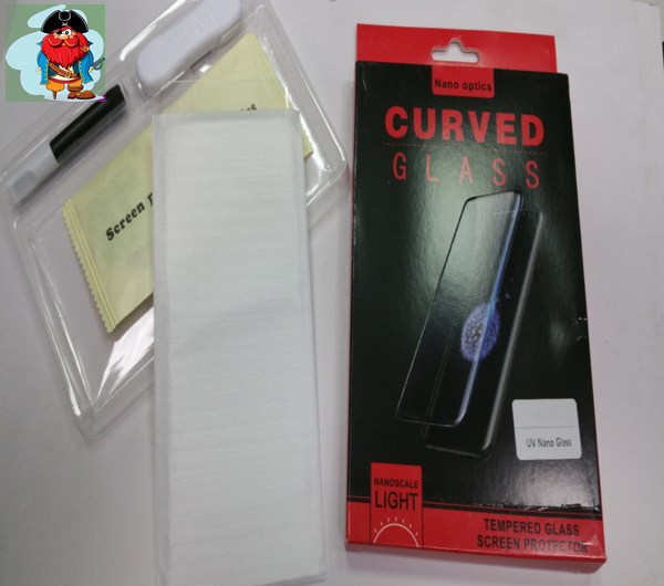 Защитное стекло для Huawei Mate 20 Pro, цвет: прозрачный с фотополимерным клеем и УФ-лампой - фото 1 - id-p134941218