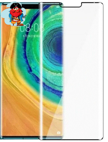 Защитное стекло для Huawei Mate 30 Pro (LIO-L29) 5D (полная проклейка), цвет: черный - фото 1 - id-p121783127
