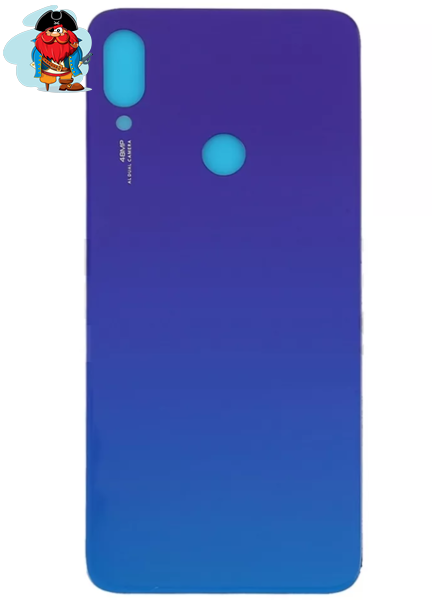 Задняя крышка для Xiaomi Redmi Note 7, Note 7 Pro цвет: синий - фото 1 - id-p105333658