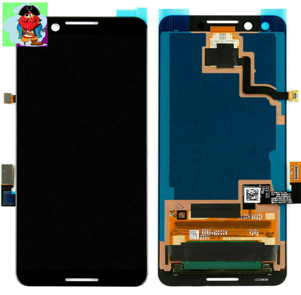 Экран для Google Pixel 3 с тачскрином, цвет: черный оригинальный - фото 1 - id-p128527843