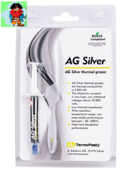 Универсальная термопаста AG Silver - фото 1 - id-p135035049