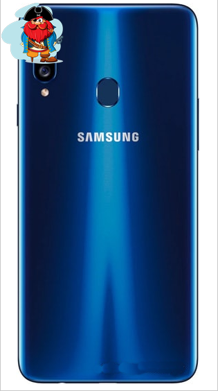 Задняя крышка (корпус) для Samsung Galaxy A20s (SM-A205U), цвет: синий - фото 1 - id-p130027872