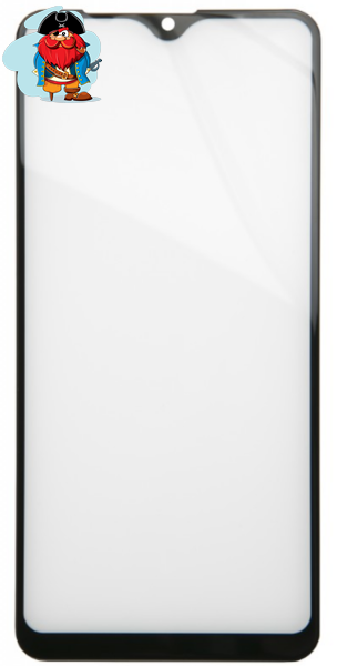 Защитное стекло для Samsung Galaxy A20s (SM-A205U) 5D (полная проклейка), цвет: черный - фото 1 - id-p119208536