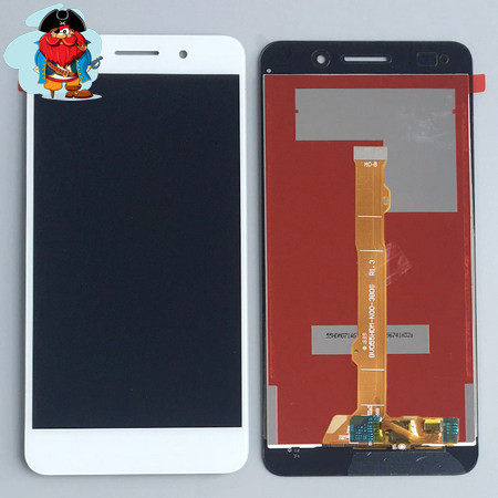 Экран для Huawei Y6 II (Y6-2, Honor 5a plus) с тачскрином, цвет: белый - фото 1 - id-p88615350