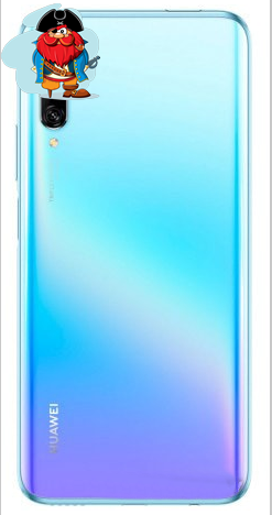 Задняя крышка (корпус) для Huawei Y9s (STK-L21), цвет: светло-голубой - фото 1 - id-p174356985