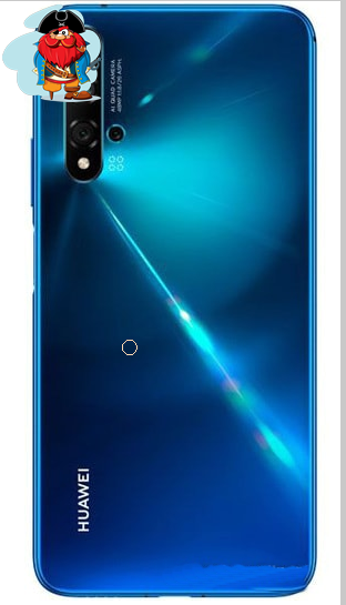 Задняя крышка (корпус) для Huawei Nova 5T (YAL-L21), цвет: синий - фото 1 - id-p174356988