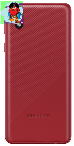 Задняя крышка (корпус) для Samsung Galaxy A01 Core, цвет: красный - фото 1 - id-p133808959