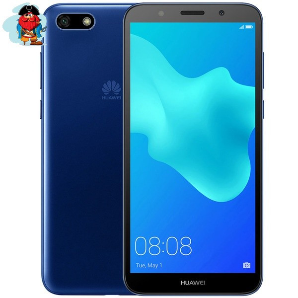 Задняя крышка для Huawei Y5 Prime 2018 (DRA-LX2) цвет: синий - фото 1 - id-p112594990