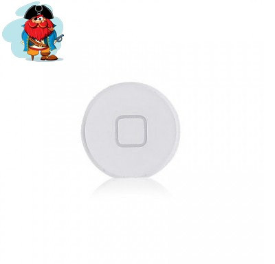 Кнопка Home для Apple iPad 2, цвет: белый - фото 1 - id-p88617270