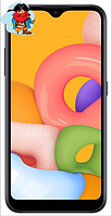 Экран для Samsung Galaxy A01 (SM-A015F) с тачскрином, цвет: черный оригинальный