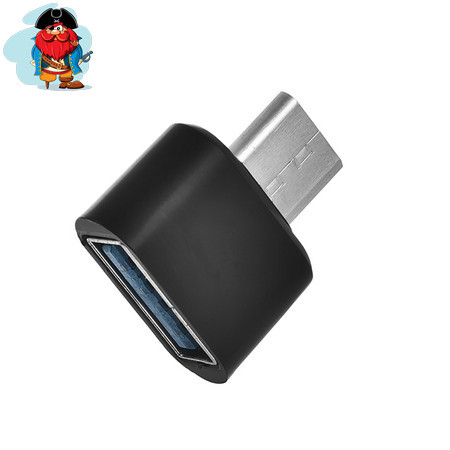 Переходник (адаптер) USB to Type-C OTG - фото 1 - id-p88617287