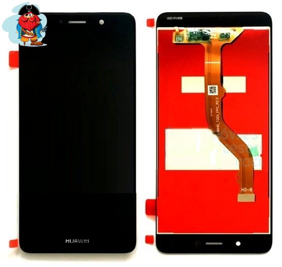 Экран для Huawei P8 Lite 2017 (Honor 8 Lite) с тачскрином, цвет: черный - фото 1 - id-p88615416