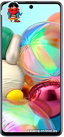 Экран для Samsung Galaxy A71 (SM-A715F) с тачскрином, цвет: черный оригинальный